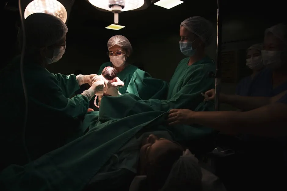 Surge in Emergency Caesareans: One in Four Births in England Now Delivered Urgently